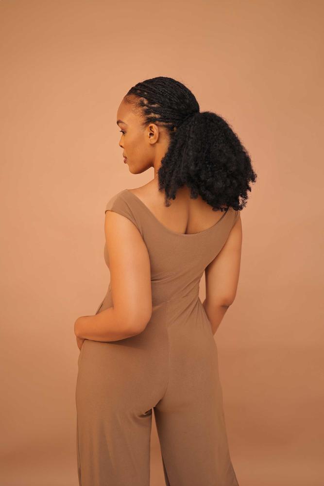 Skin Drop back jumpsuit