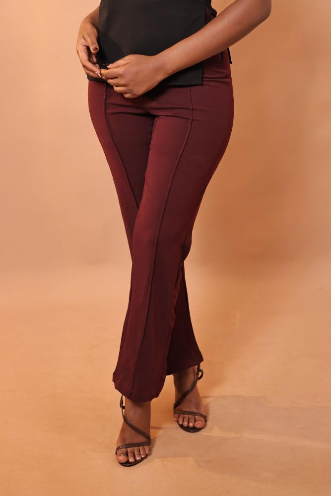 Pleated Stretchy Office Pants 