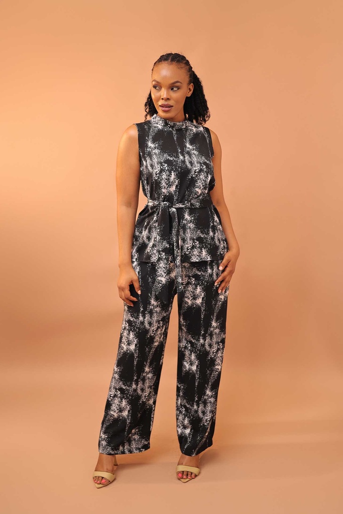 Black & white speckle luxe set