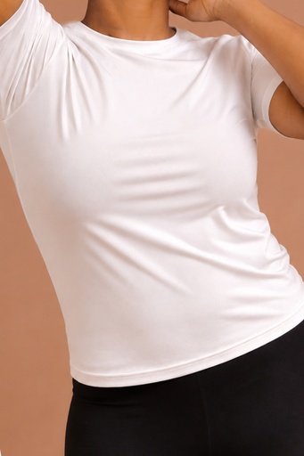 Basic Tee Short Sleeves — White