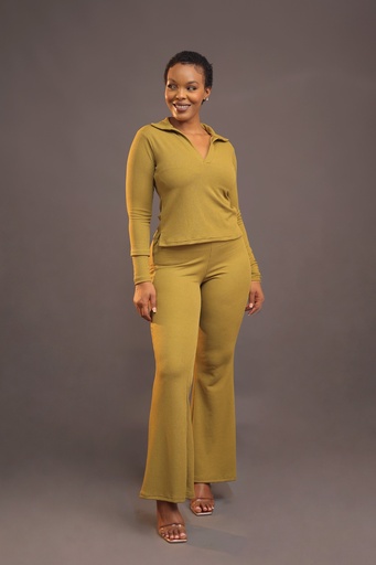 Luna Fitted Lounge Set — Green